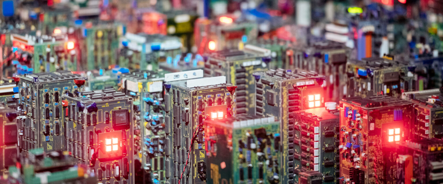 photo of a semiconductor